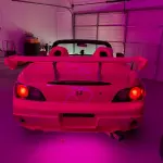 Gloss Princess Pink Car Vinyl Wrap PET 