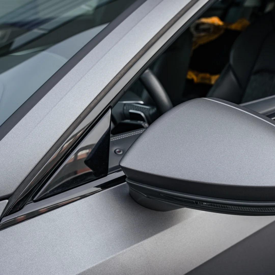 Matte Metallic Satin Gunmetal Grey Car Vinyl Wrap