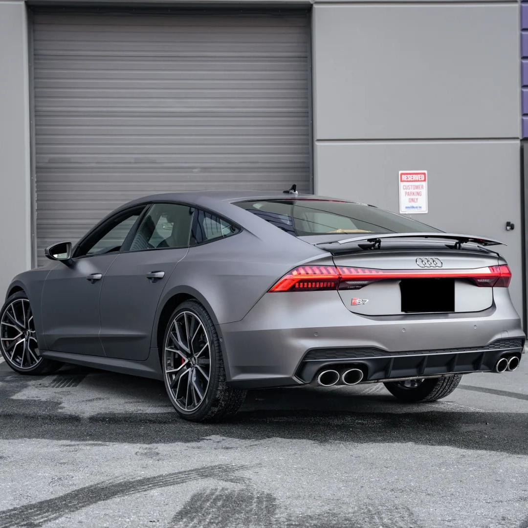 Matte Metallic Satin Gunmetal Grey Car Vinyl Wrap