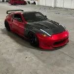 Ultra Glossy Metallic Vampire Red Car Vinyl Wrap Audi BMW 