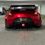Ultra Glossy Metallic Vampire Red Car Vinyl Wrap Audi BMW 