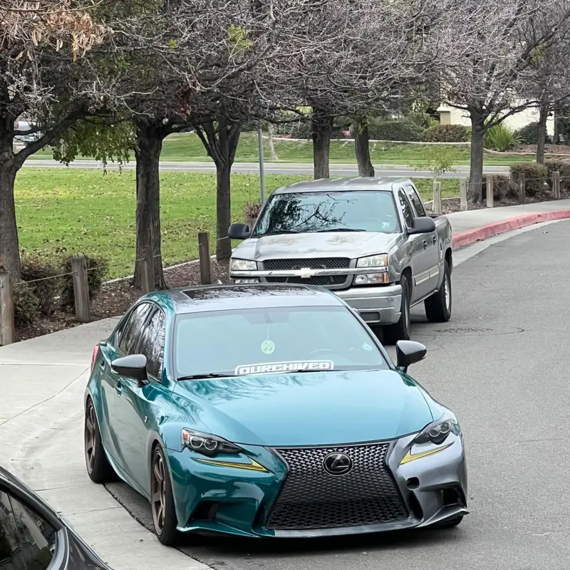 Gloss Hell Green Car Vinyl Wrap PET