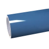 Gloss China Blue Car Vinyl Wrap PET
