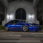 Gloss Metallic Blueberry Car Vinyl Wrap