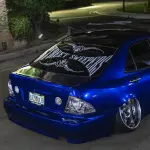 Gloss Metallic Blueberry Car Vinyl Wrap
