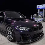 Gloss Metallic Ghost Midnight Purple Car Vinyl Wrap