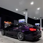 Gloss Metallic Ghost Midnight Purple Car Vinyl Wrap
