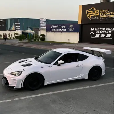 Gloss Metallic Chameleon Diamond Pollen Pink White Car Vinyl Wrap  02