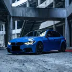 Gloss Voodoo Blue Car Vinyl Wrap PET
