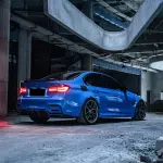 Gloss Voodoo Blue Car Vinyl Wrap PET