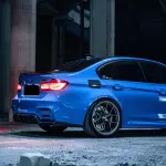 Gloss Voodoo Blue Car Vinyl Wrap PET