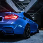 Gloss Voodoo Blue Car Vinyl Wrap PET