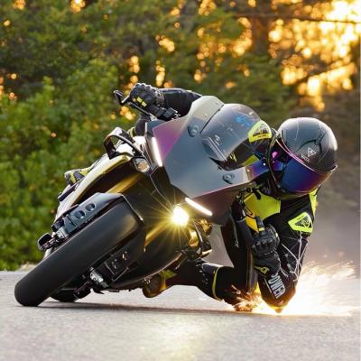 Gloss Metallic Chameleon Yellow Purple Car Vinyl Wrap PET 02