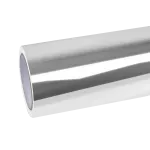 Gloss Mirror Chrome Silver Car Vinyl Wrap PET