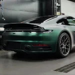 Matte Metallic Chrome Venom Green Car Vinyl Wrap PET
