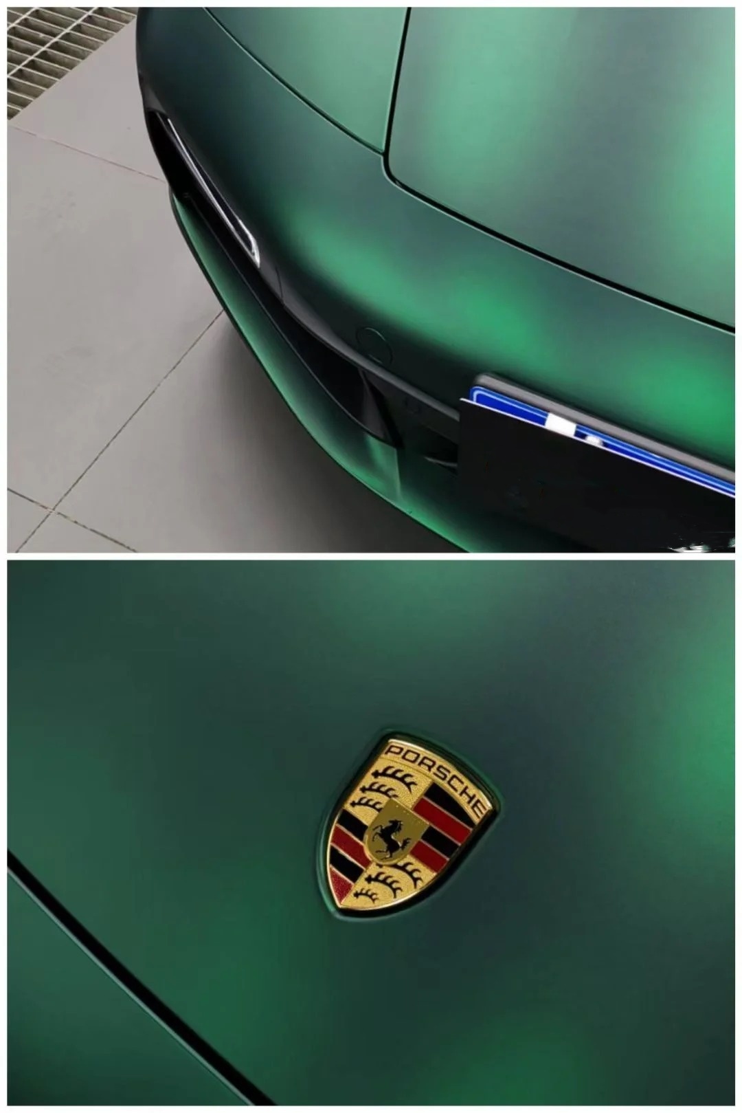 Matte Metallic Chrome Venom Green Car Vinyl Wrap PET