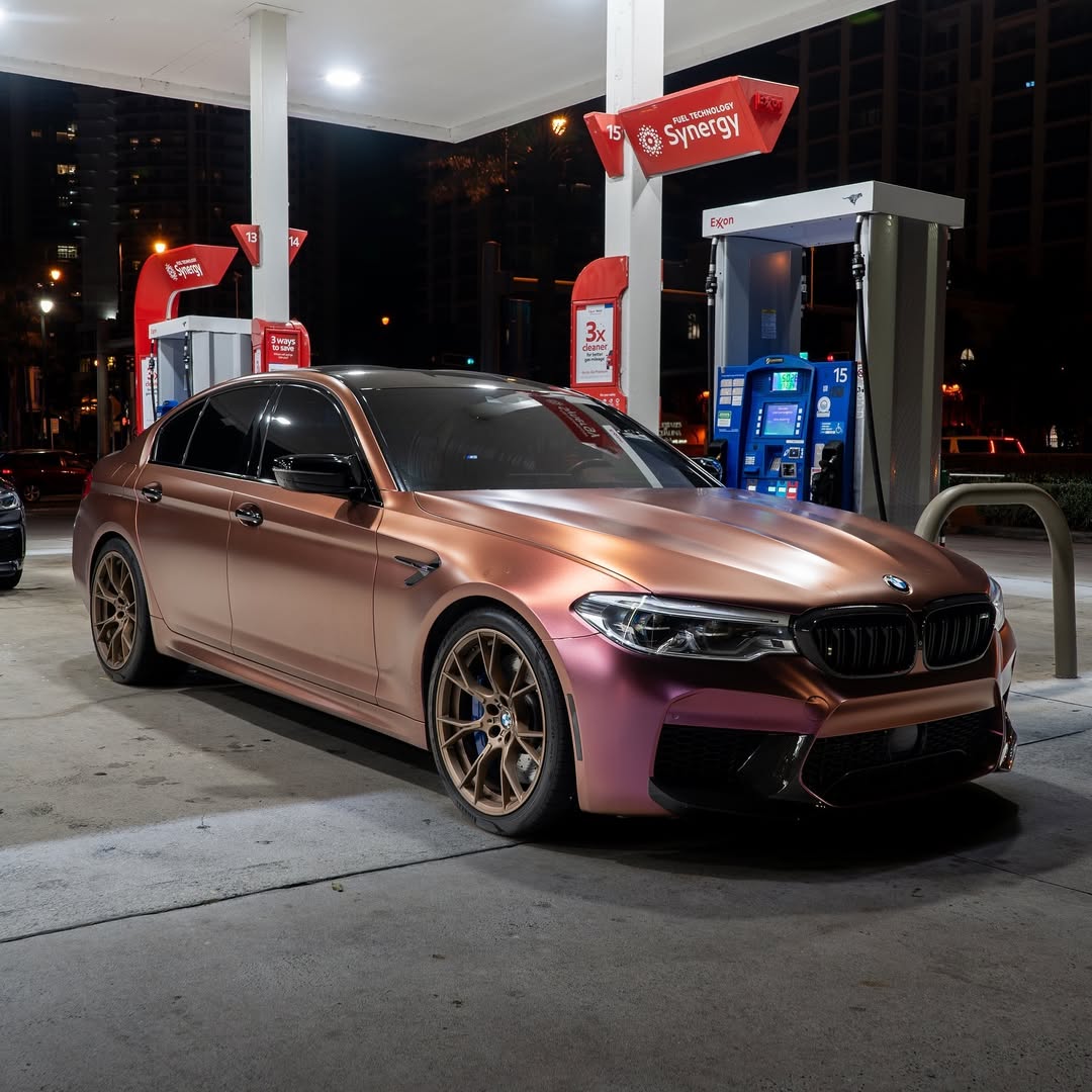Matte Diamond Brown Red Car Vinyl Wrap