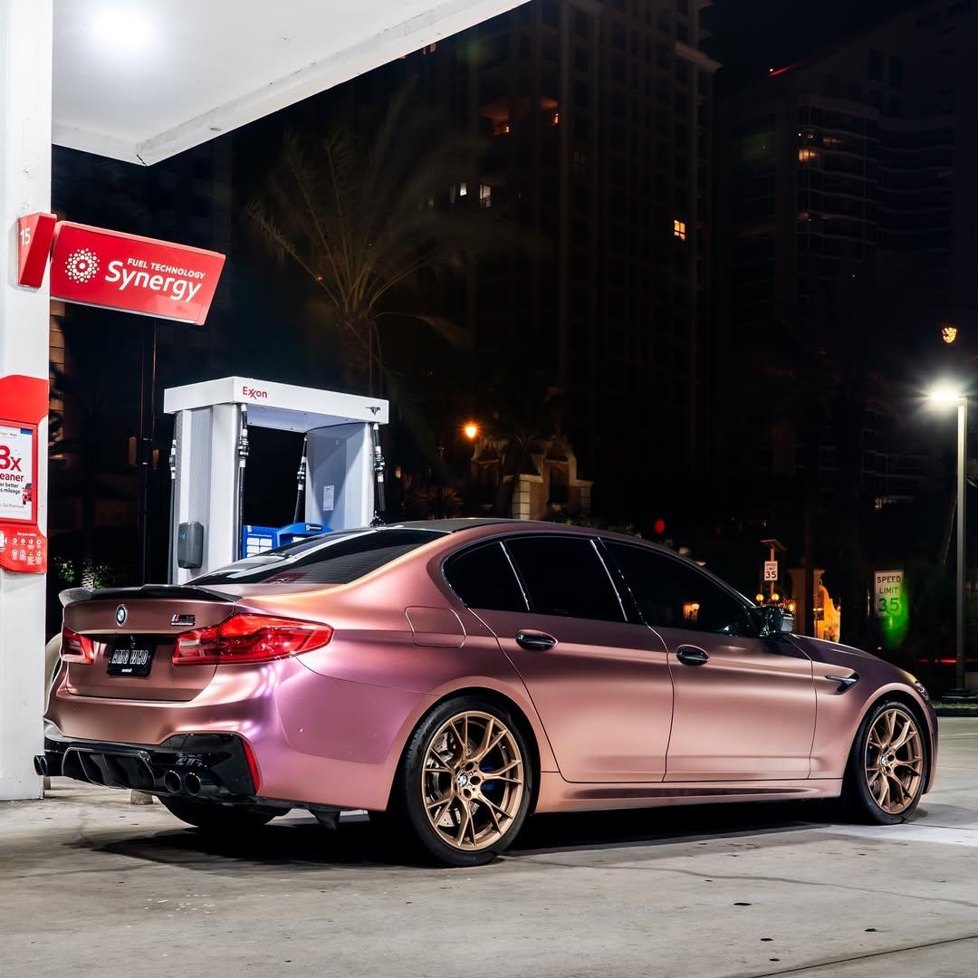 Matte Diamond Brown Red Car Vinyl Wrap