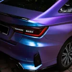Matte Chameleon Blue Purple Car Vinyl Wrap