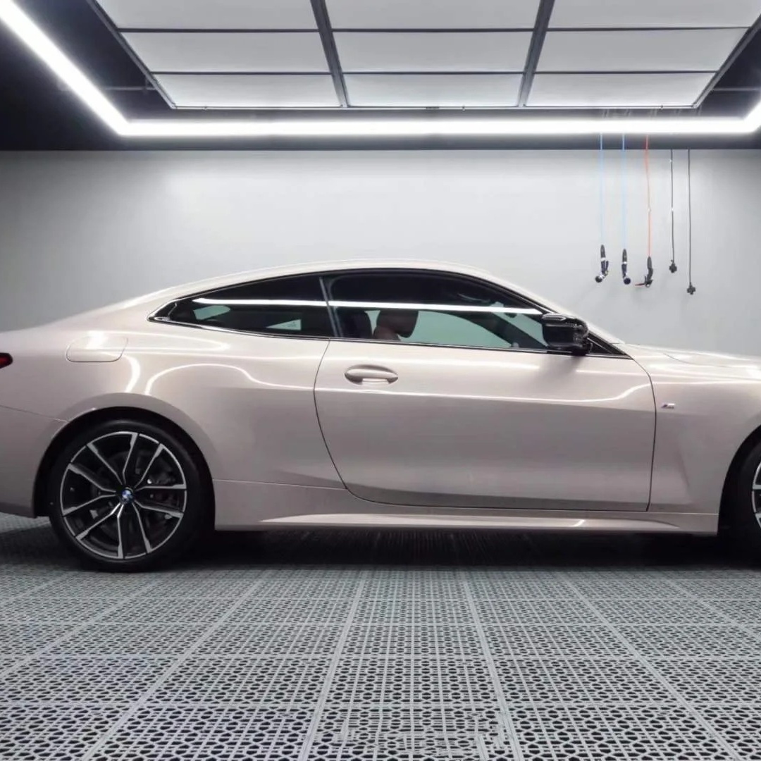 Gloss Pearl Rouge Pink Car Vinyl Wrap PET