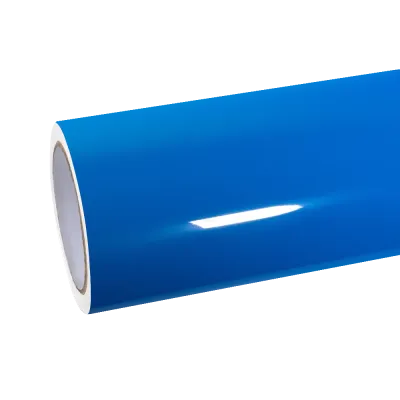Gloss Voodoo Blue Car Vinyl Wrap PET 01