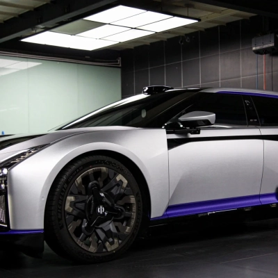 Matte Metallic Brushed Silver Car Vinyl Wrap 02