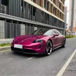 Gloss Metallic Pagoda Red Car Vinyl Wrap