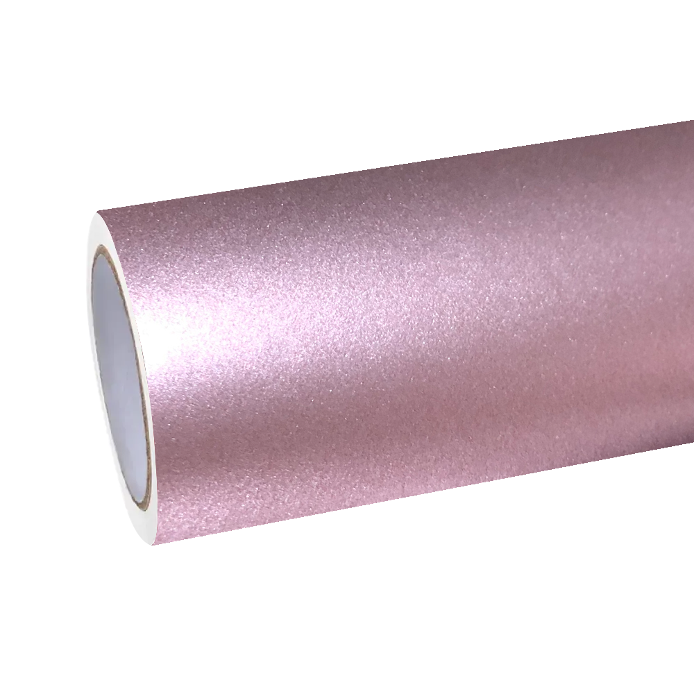 Satin Rose Gold Car Wrap