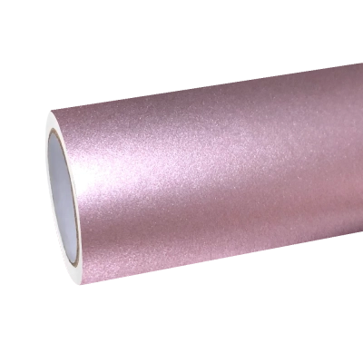 Matte Satin Rose Gold Car Vinyl Wrap 01