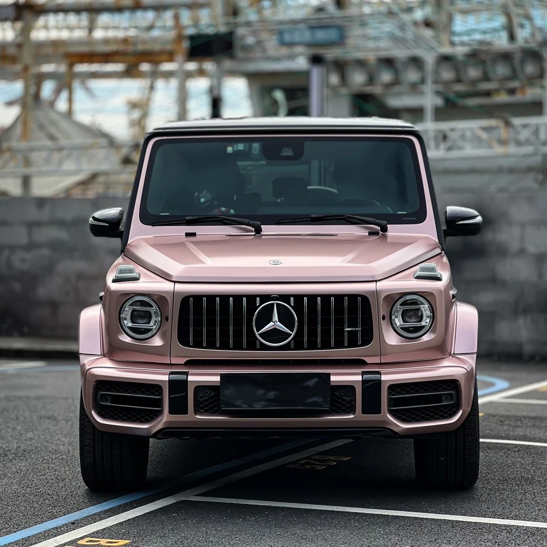 Satin Rose Gold Car Wrap