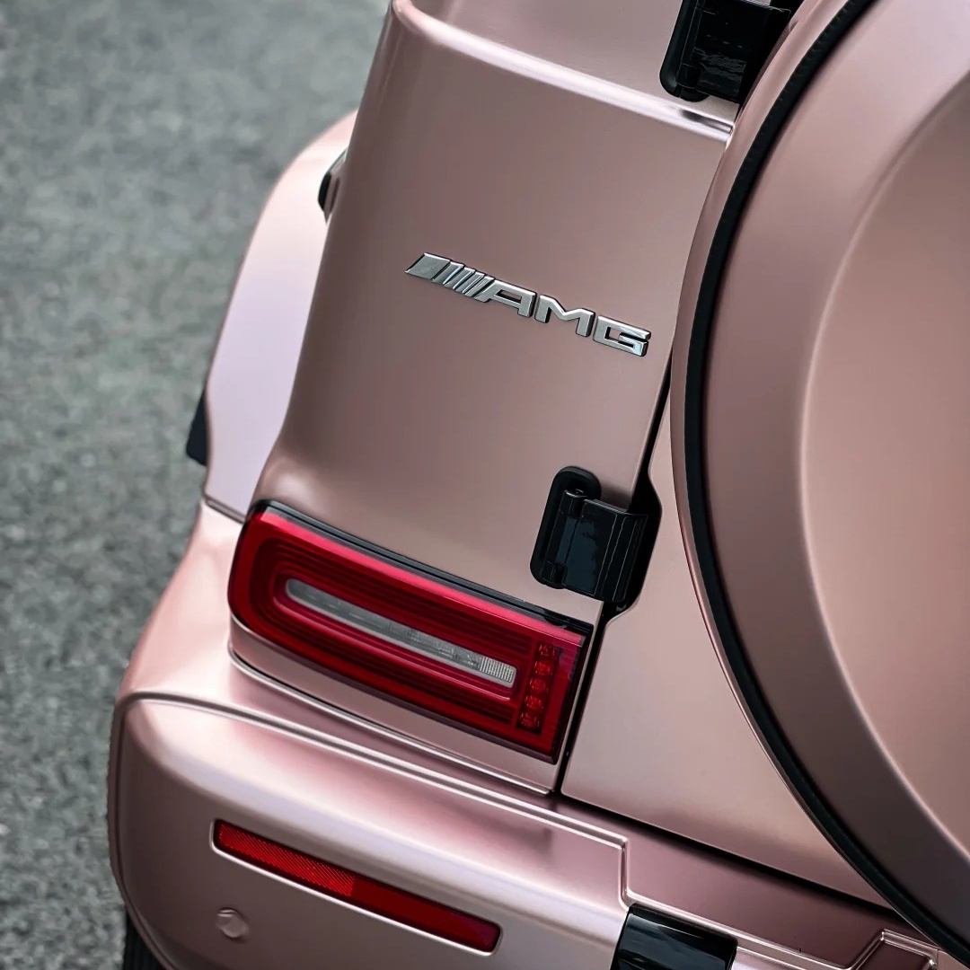 Satin Rose Gold Car Wrap