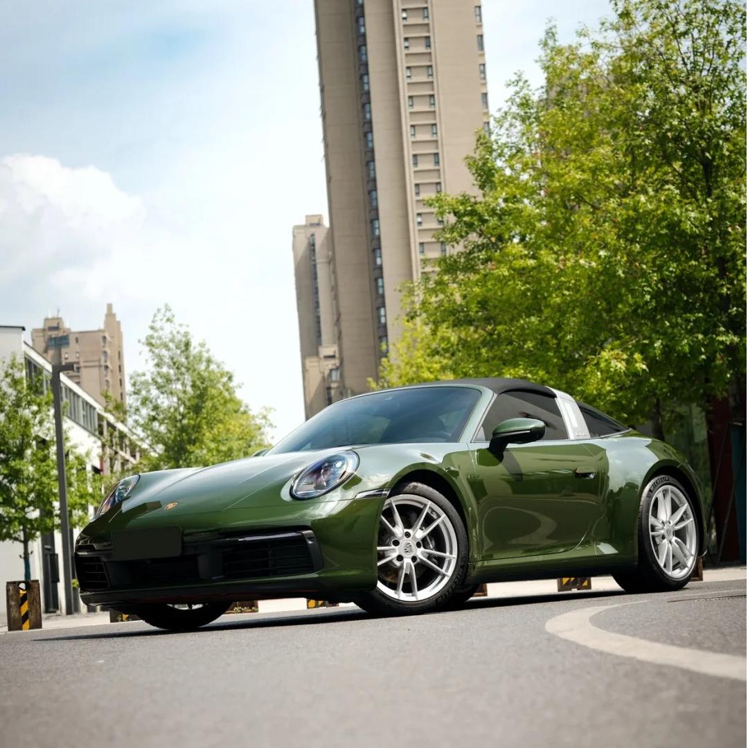 Gloss Anderberg Green Car Vinyl Wrap PET