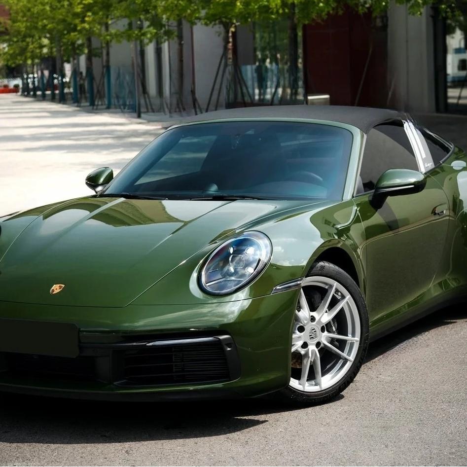 Gloss Anderberg Green Car Vinyl Wrap PET