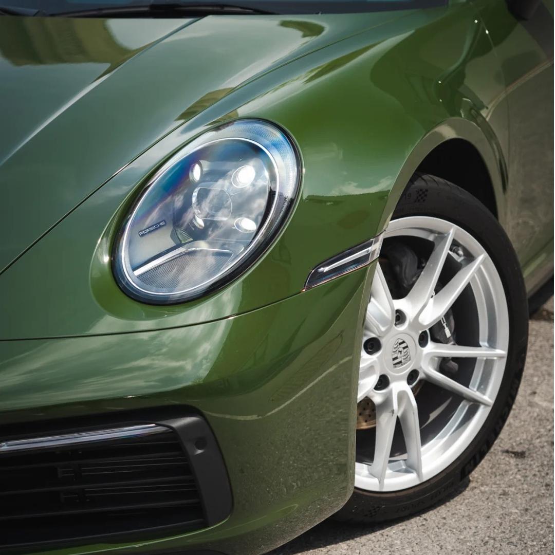 Gloss Anderberg Green Car Vinyl Wrap PET