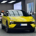 Gloss Maize Yellow Car Vinyl Wrap