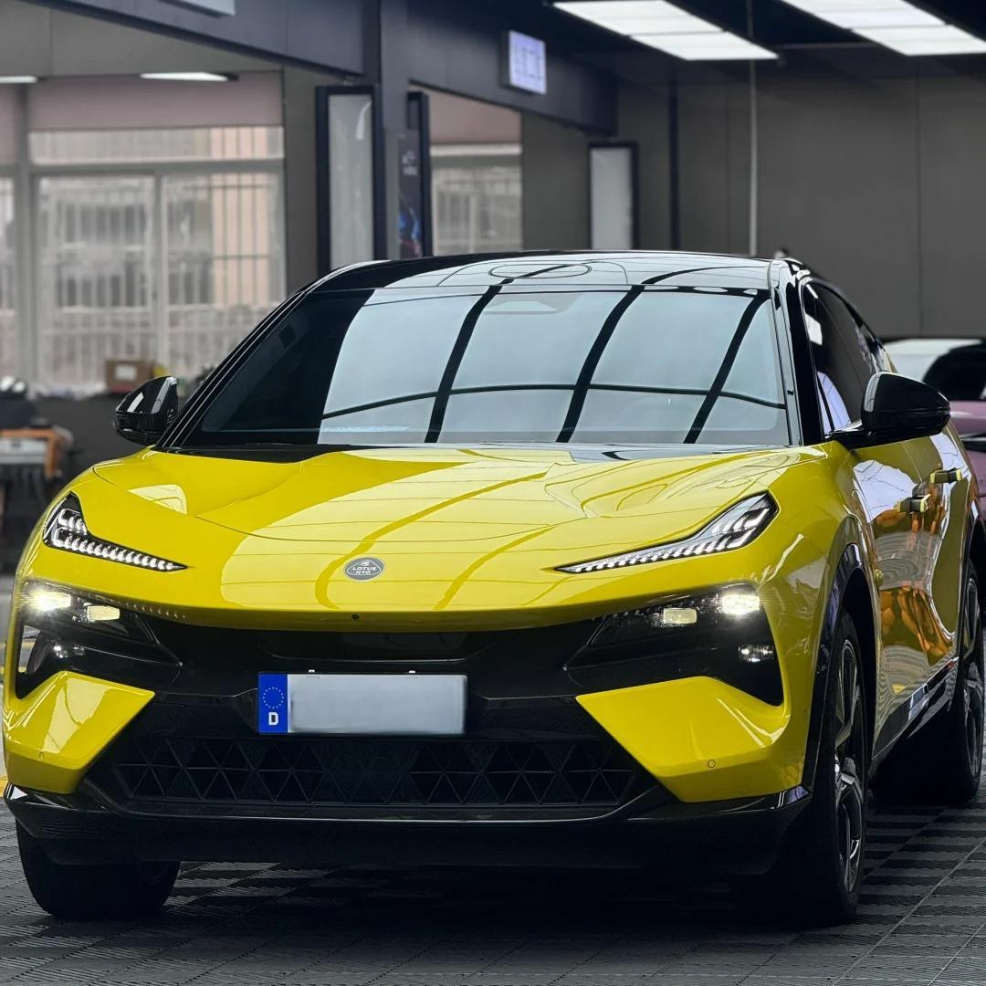 Gloss Maize Yellow Car Vinyl Wrap PET