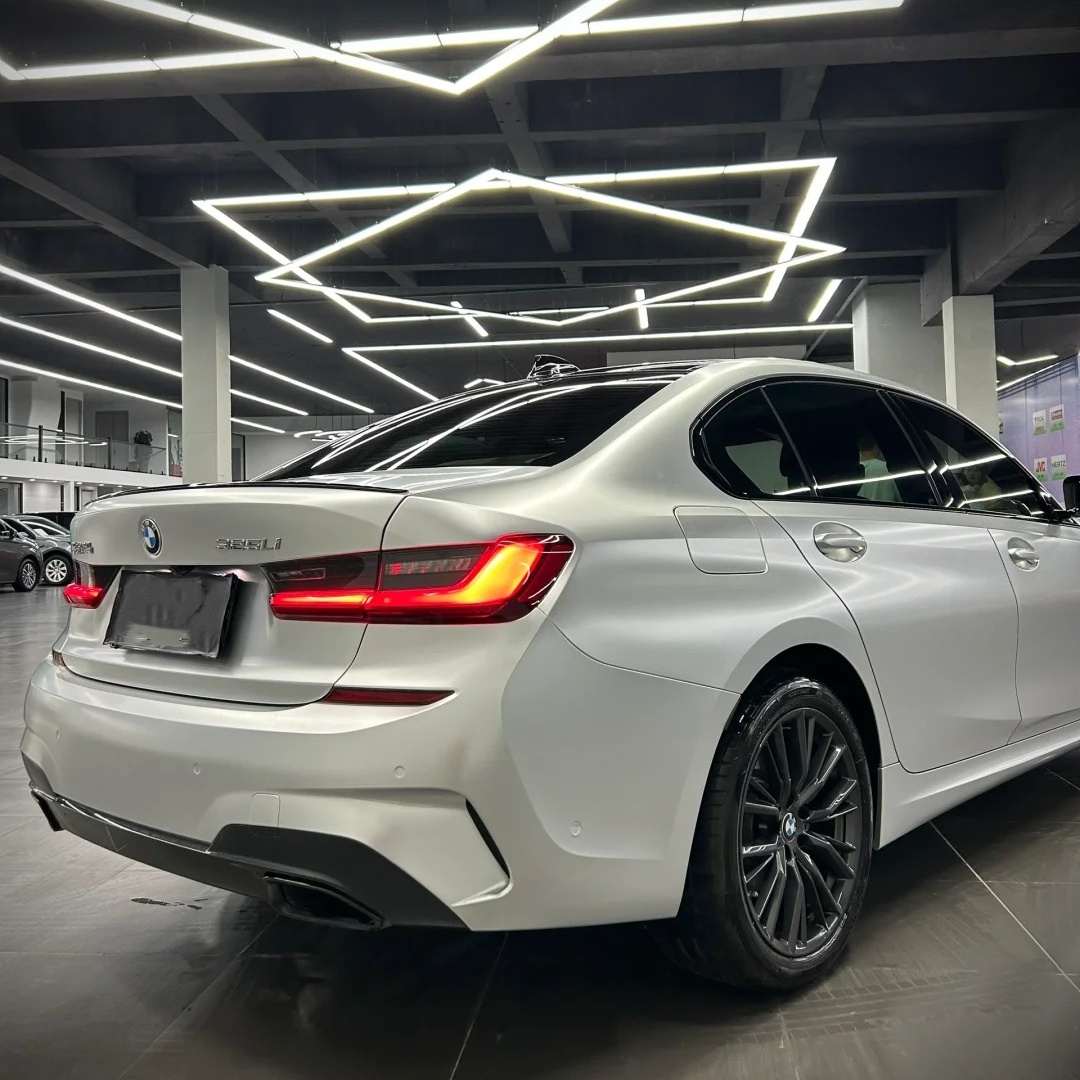 Matte Metallic Silver Car Vinyl Wrap PET