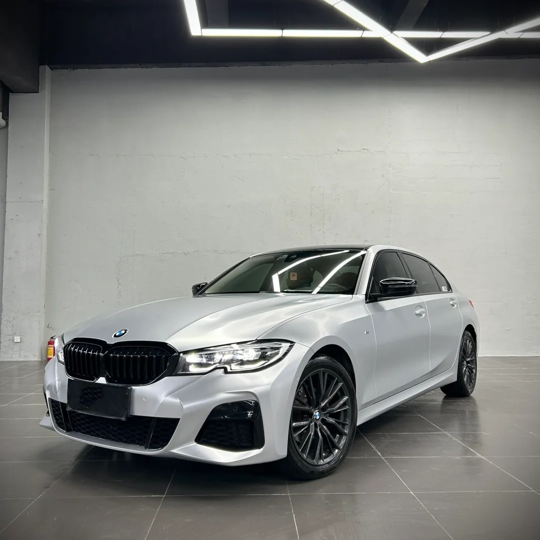 Matte Metallic Silver Car Vinyl Wrap PET