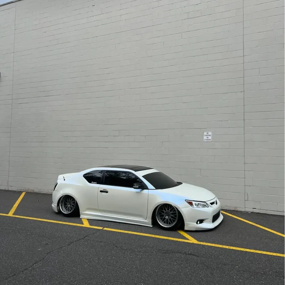 Gloss Metallic Chameleon Blue White Car Vinyl Wrap