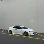 Gloss Metallic Chameleon Blue White Car Vinyl Wrap