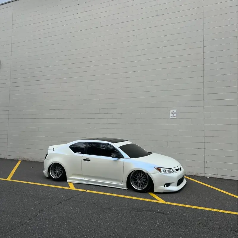 Gloss Metallic Chameleon Blue White Car Vinyl Wrap