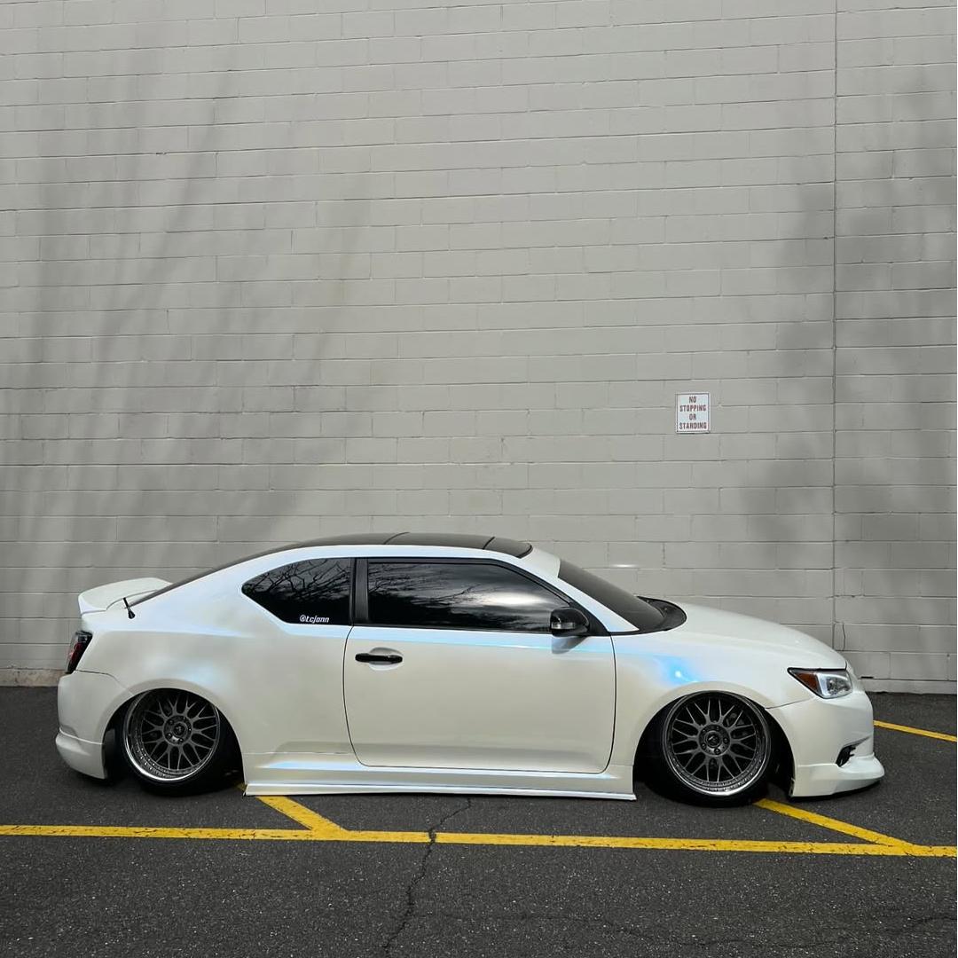 Gloss Metallic Chameleon Blue White Car Vinyl Wrap PET