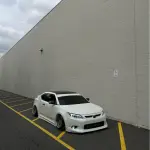 Gloss Metallic Chameleon Blue White Car Vinyl Wrap