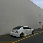 Gloss Metallic Chameleon Blue White Car Vinyl Wrap