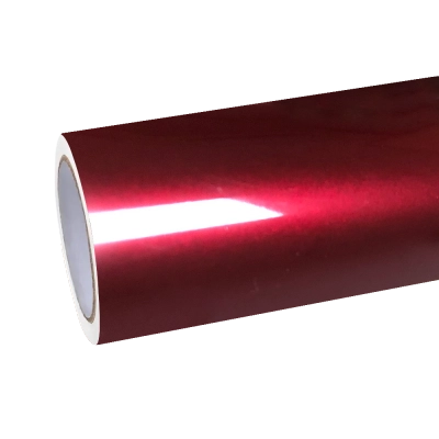 Gloss Metallic Rubellite Red Car Vinyl Wrap PET 01