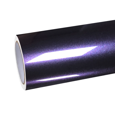 Gloss Metallic Galaxy Purple Car Vinyl Wrap PET 01