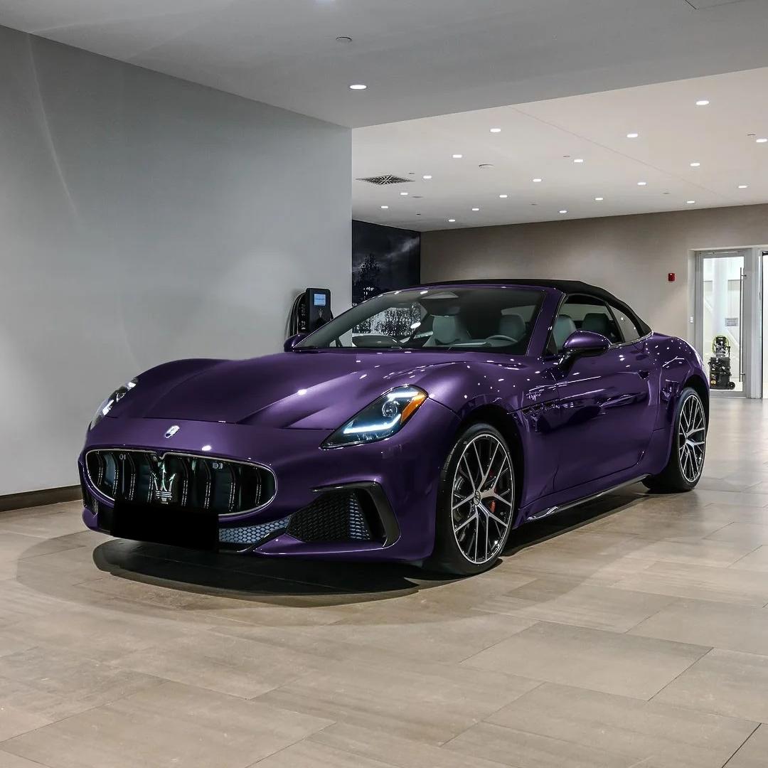 Galaxy Purple Car Wrap