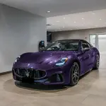 Galaxy Purple Car Wrap