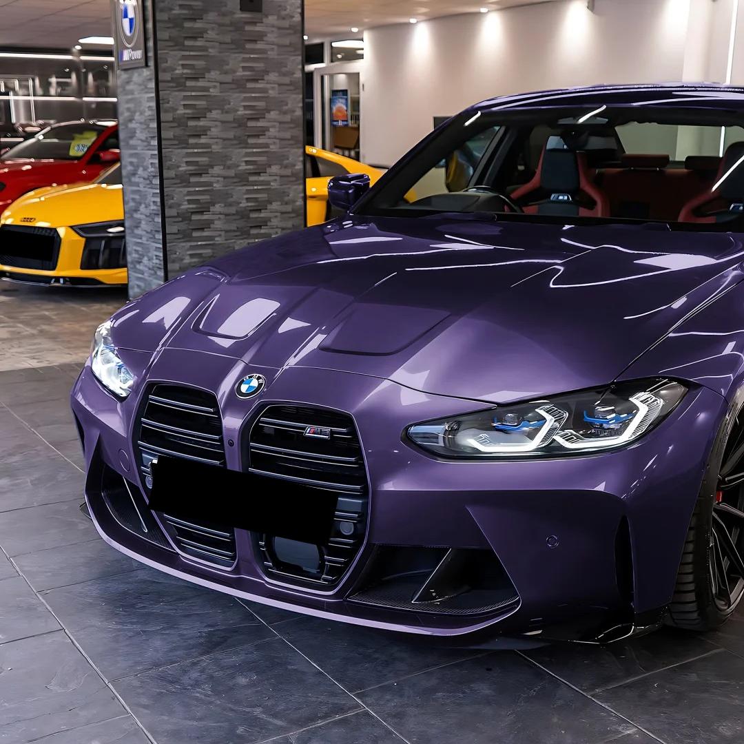 Galaxy Purple Car Wrap