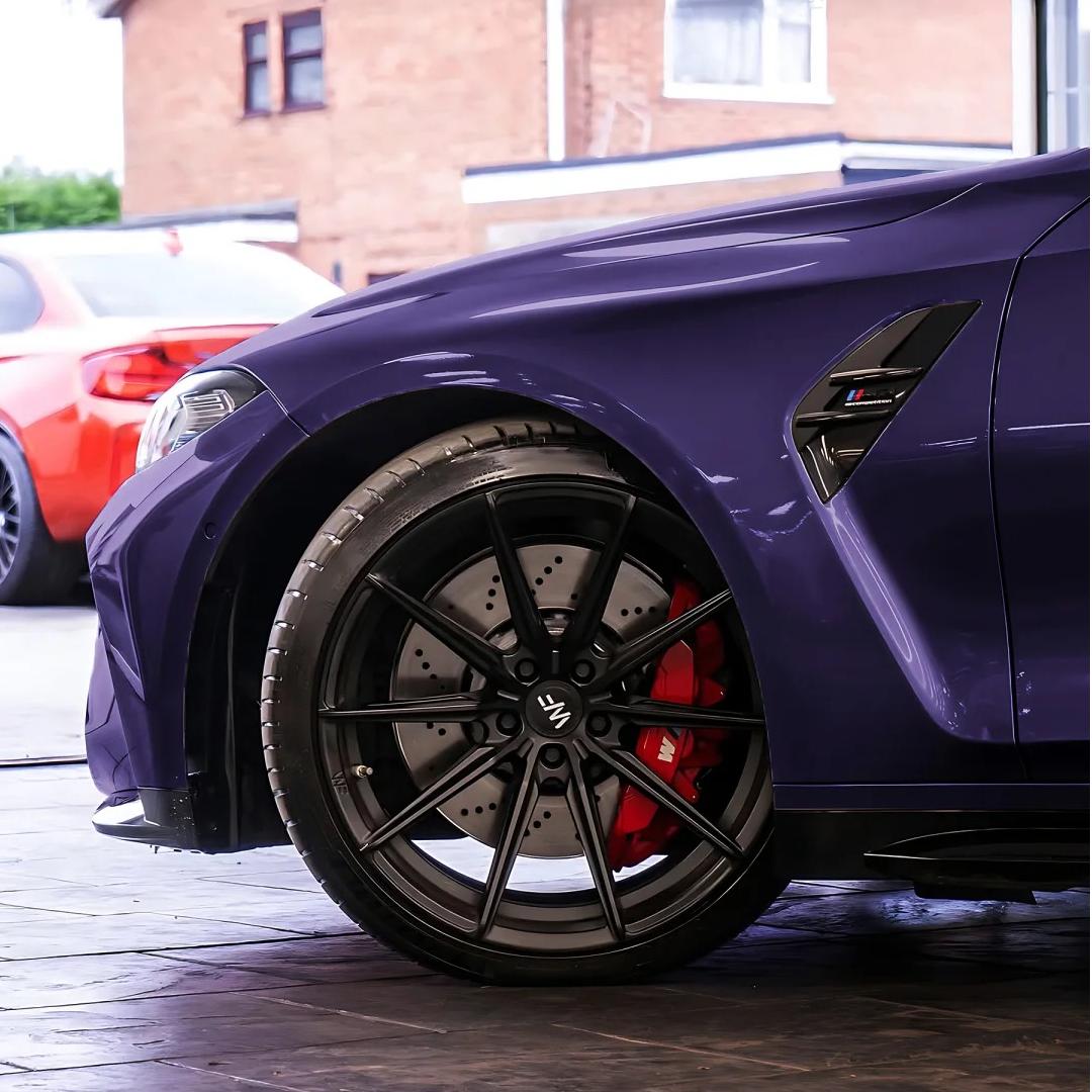 Galaxy Purple Car Wrap